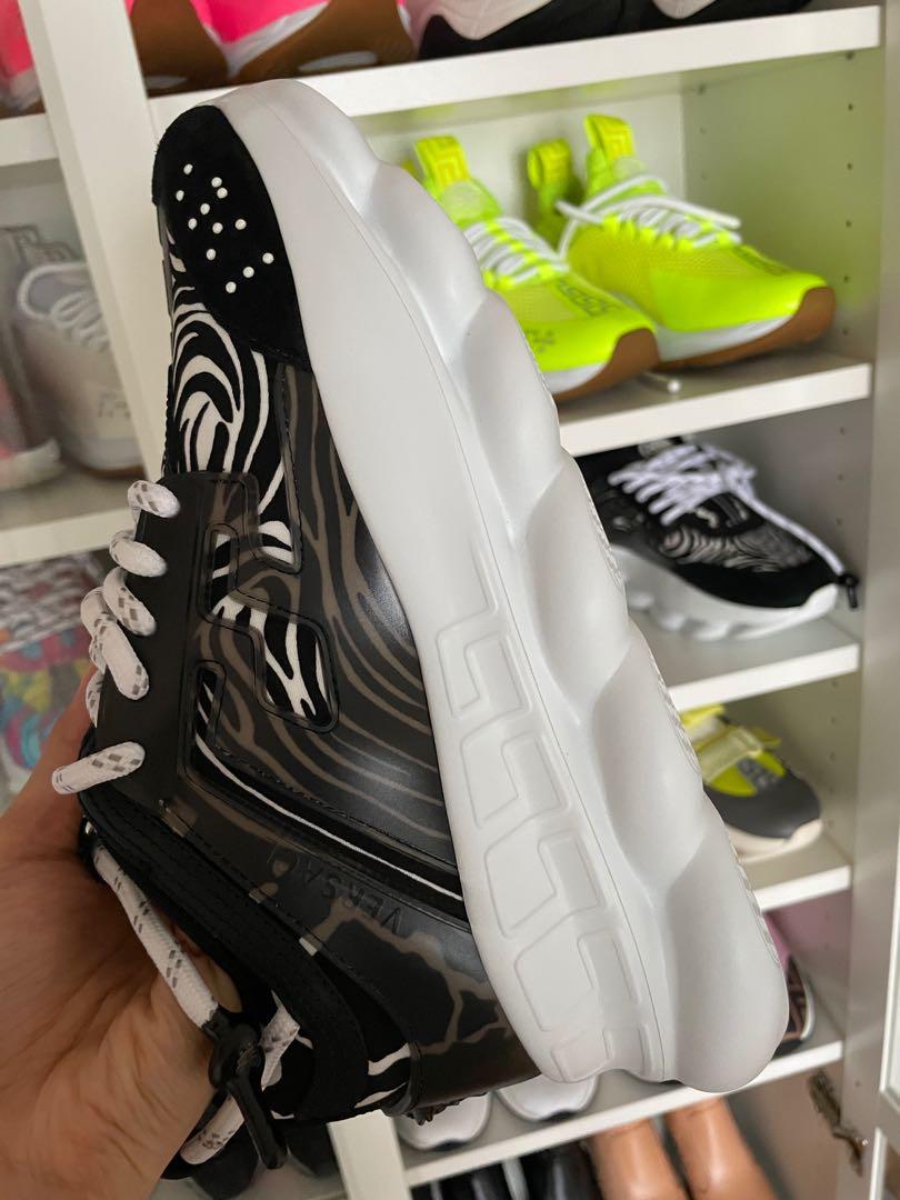 Authentic Versace chain reaction Luxury Sneakers Footwear on