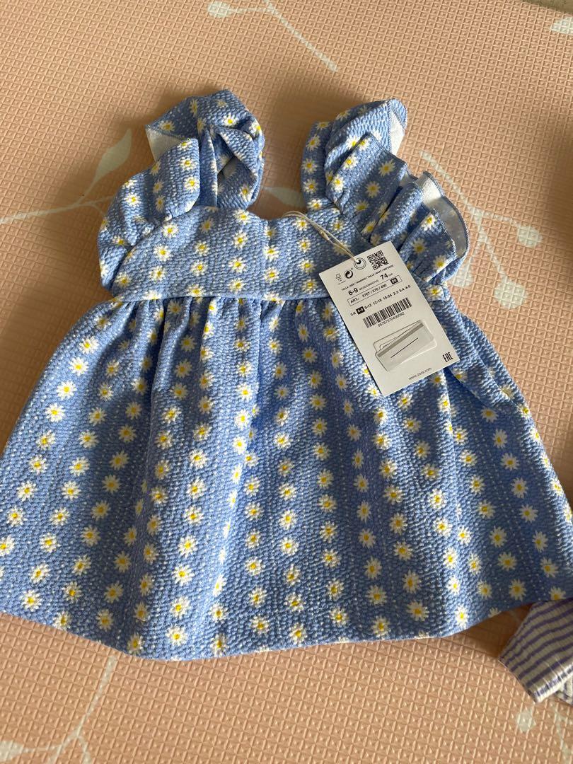 Baby Girl Dress Zara 6-9 months brand new with tags, Babies  Kids, Babies   Kids Fashion on Carousell
