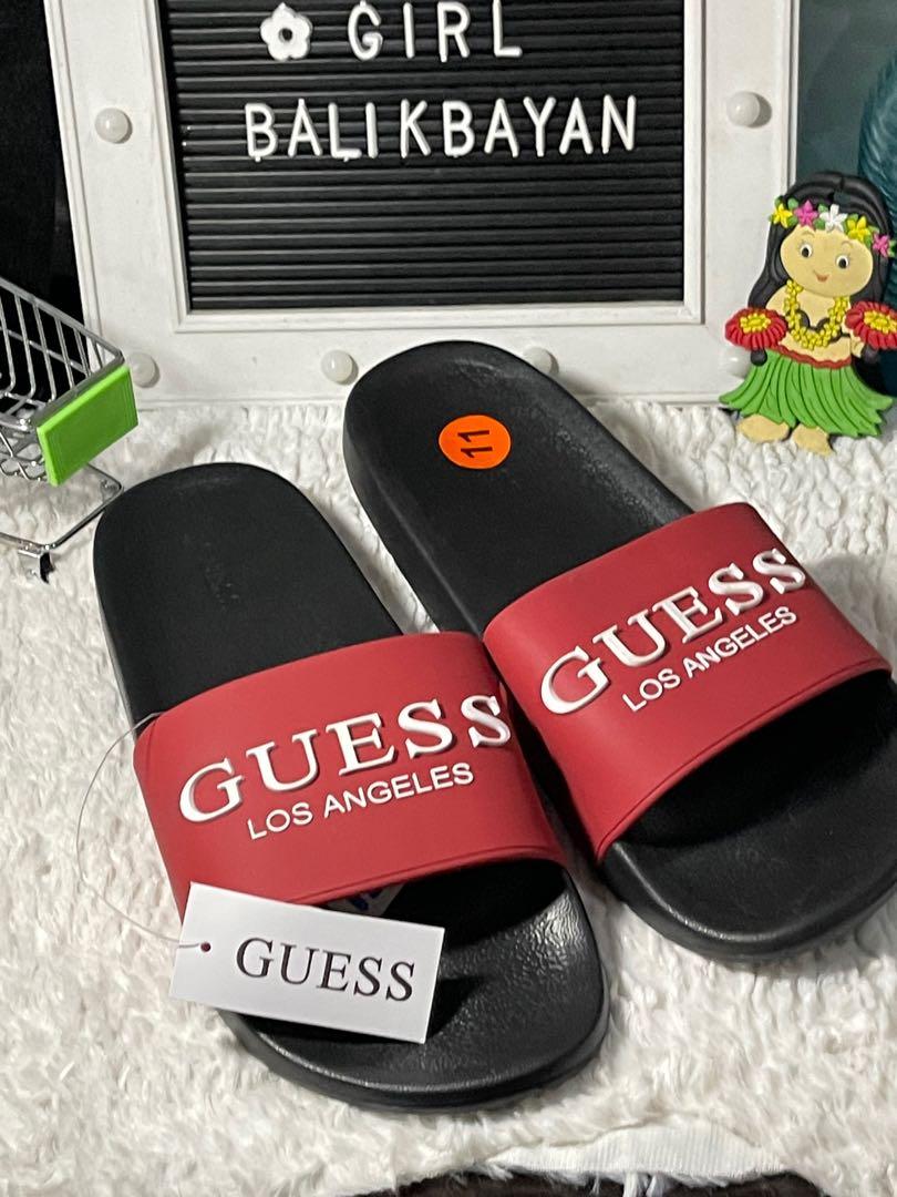 Guess slides mens hotsell