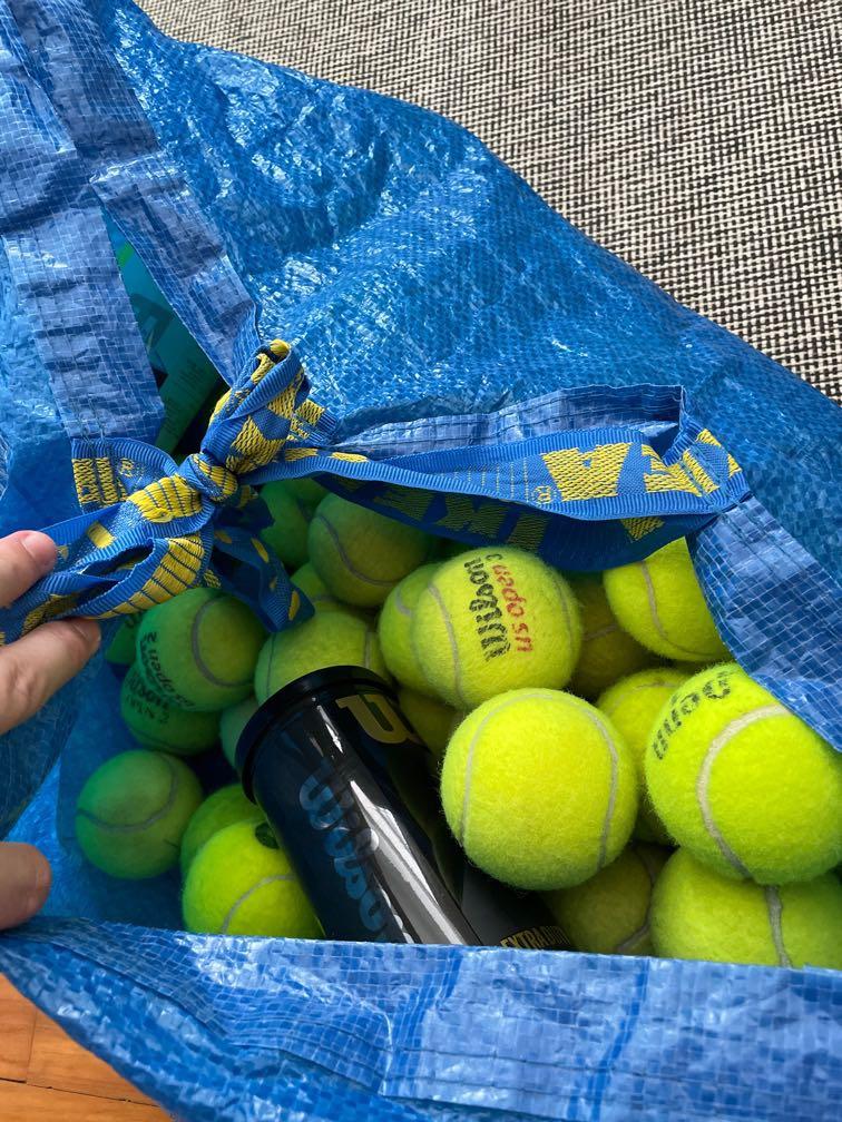 Big bag of tennis balls clearance