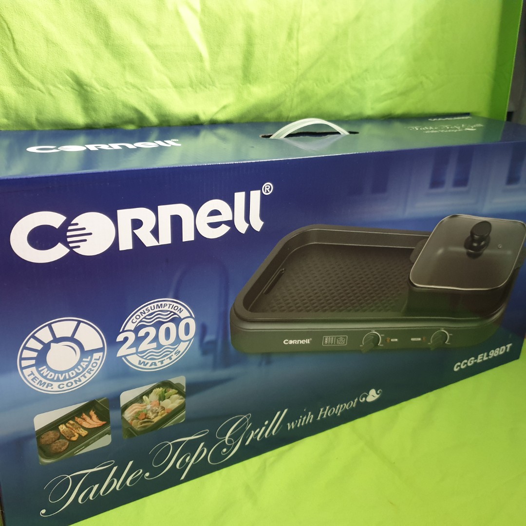 [BNIB] Cornell Detachable Table Top Grill with Hotpot CCGEL98DT with