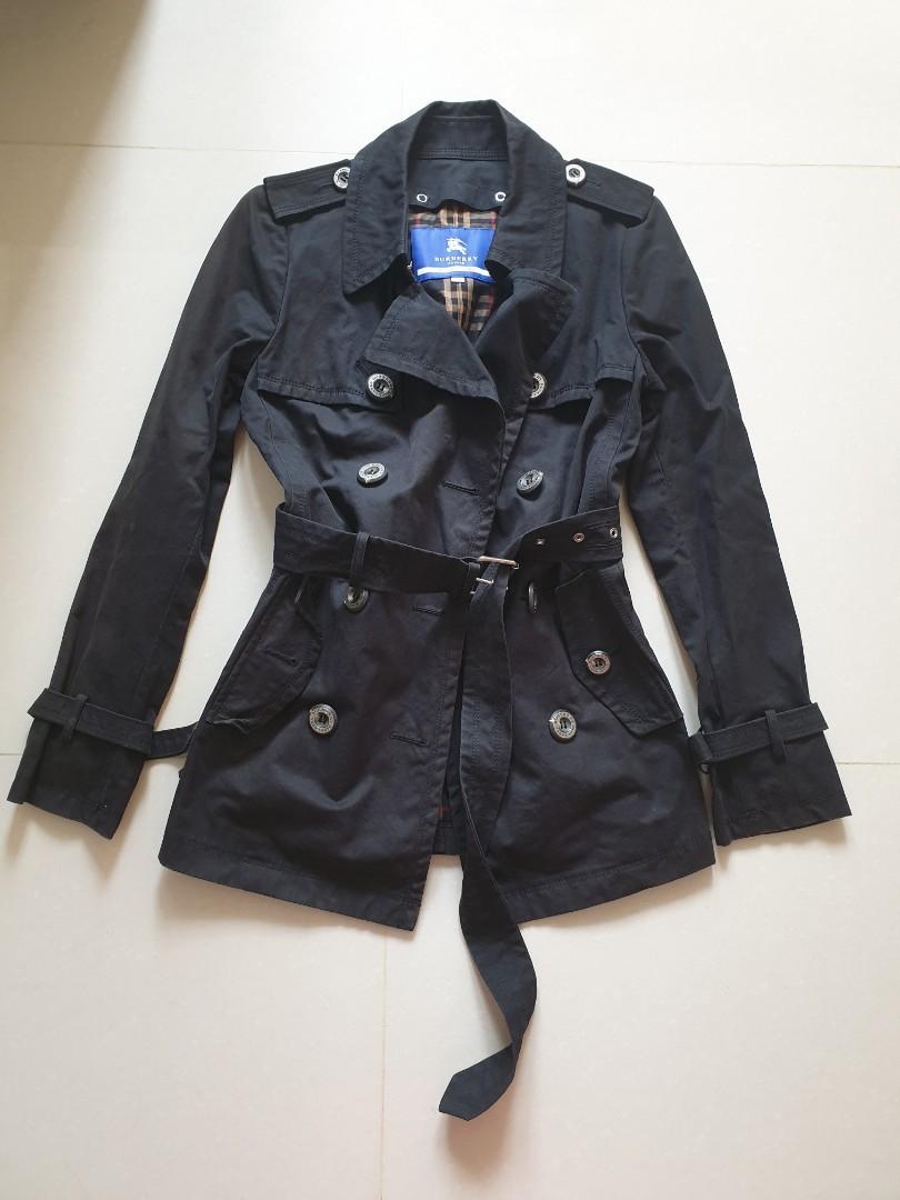 Burberry black label trench coat online