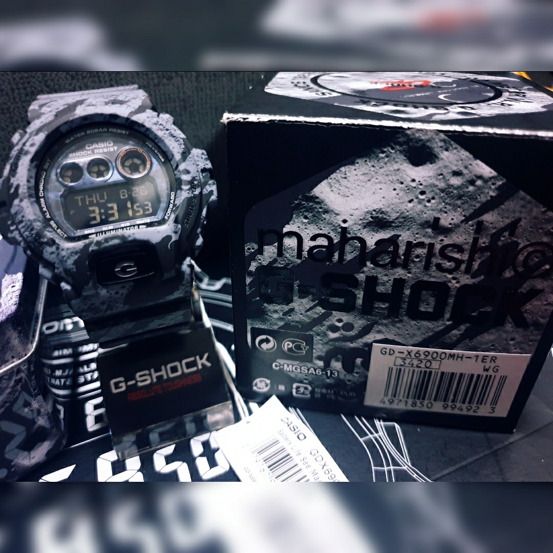 Casio G-Shock x Maharishi, GD-X6900-MH-1ER, gdx6900, maharishi ...
