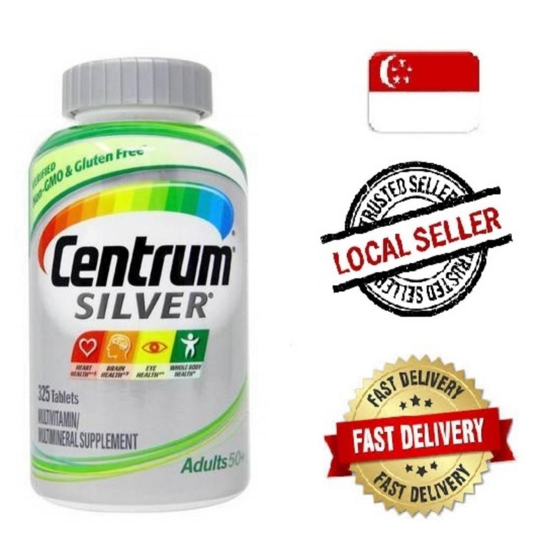 Centrum Sliver 50+ (Adults) Multivitamin 325 Tablets (Expiry Date May