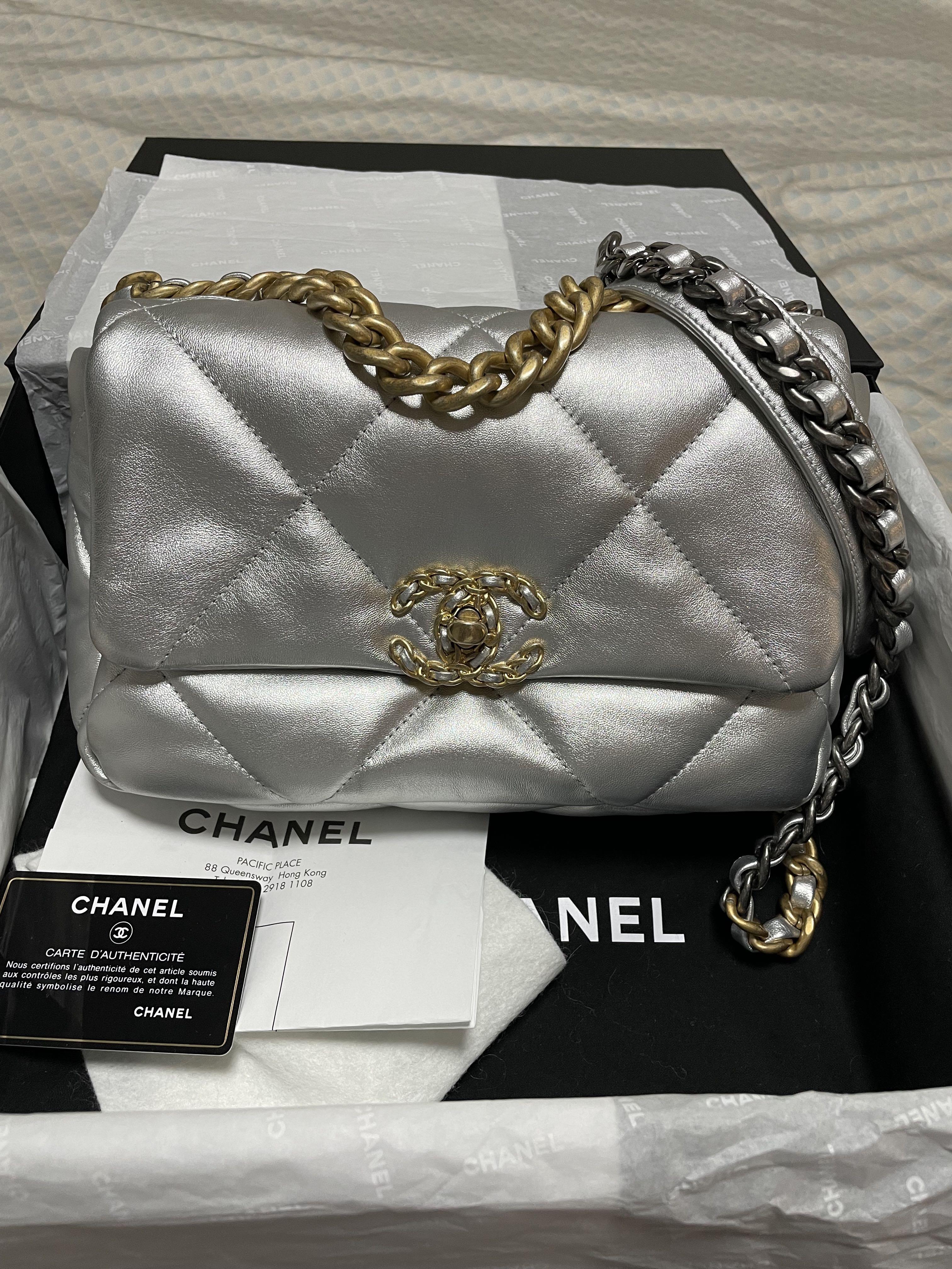 Chanel 19 silver Clearance