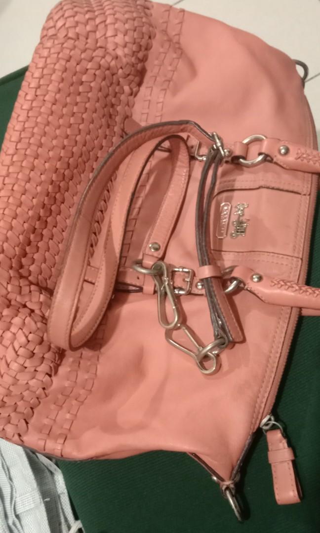 Coach peach online bag