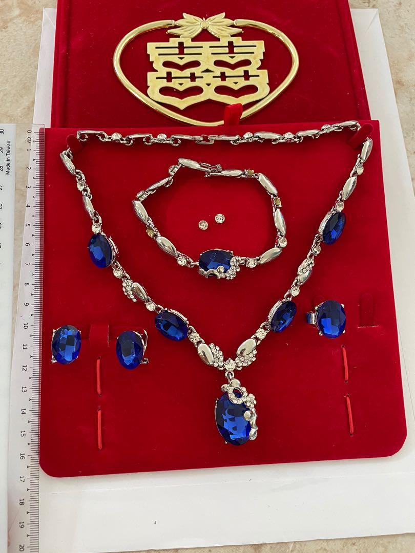 Red on sale costume jewellery