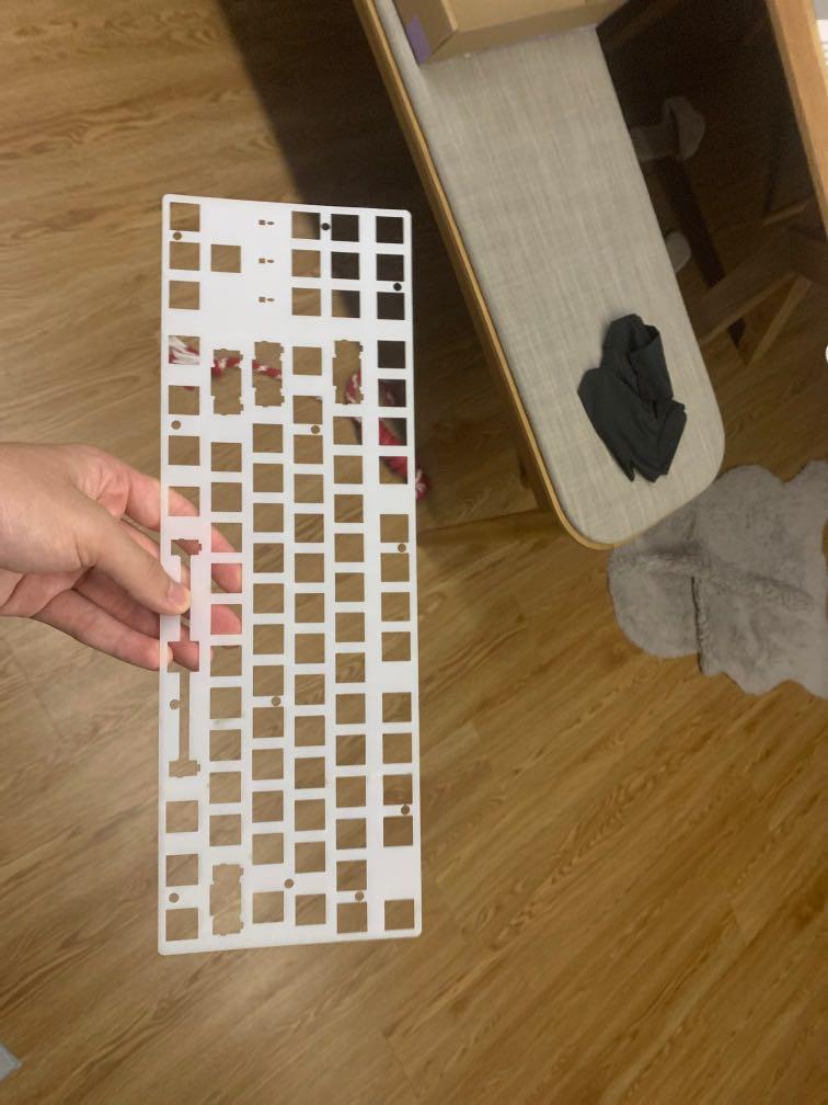 Custom POM plate for Keychron K8, Computers & Tech, Parts & Accessories ...