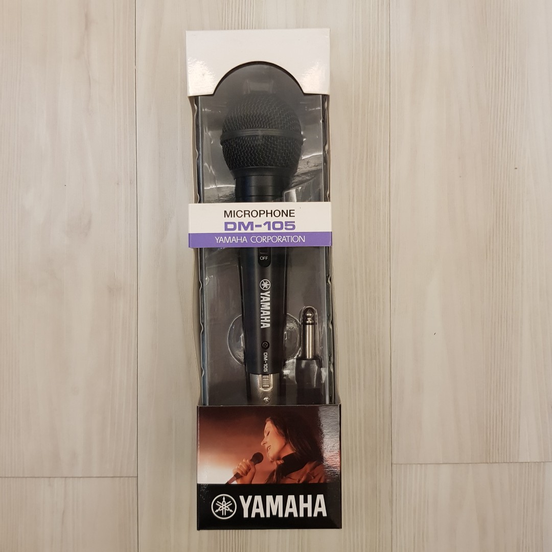 DM105 Yamaha Dynamic Wired Microphone, TV & Home Appliances, TV & Entertainment