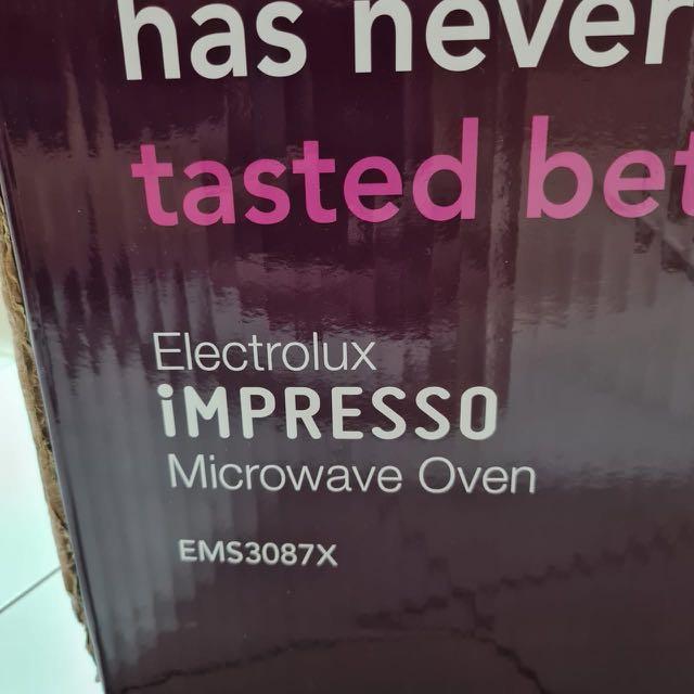 Electrolux impresso microwave oven EMS3087X, TV & Home Appliances