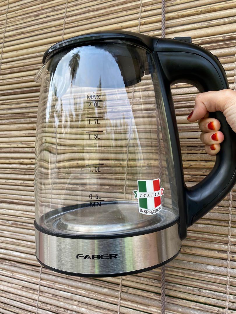 Faber glass kettle top