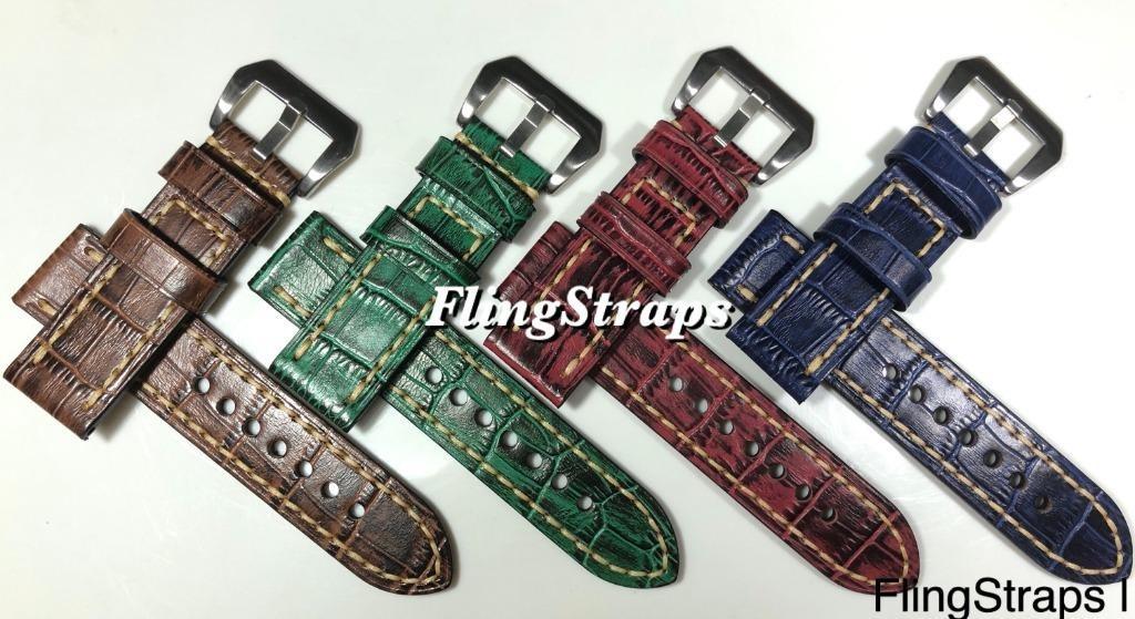 FlingStraps Brand New Genuine Cowhide Leather Watch Strap