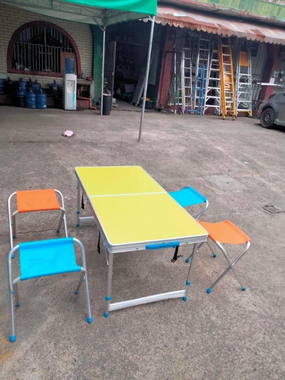 Folding Table and Stool Set (Category: Chairs) located in San Pedro. Submitted by affordable_surplus.1 (Listing ID 1111935326, Image 2). Description: IMPORTANT NOTES, PLEASE READ - ALL ITEMS are from Australia. - All Items are SUPLUS/USED unless stated BRAND NEW - No COD - Payment First Via GCASH or Bank Transfer - Delivery via Lalamove/Toktok/Mr.Speedy. Customer pays for shipping cost. Visit our store located at Shop & Save with RTMT, RLCC Compo
