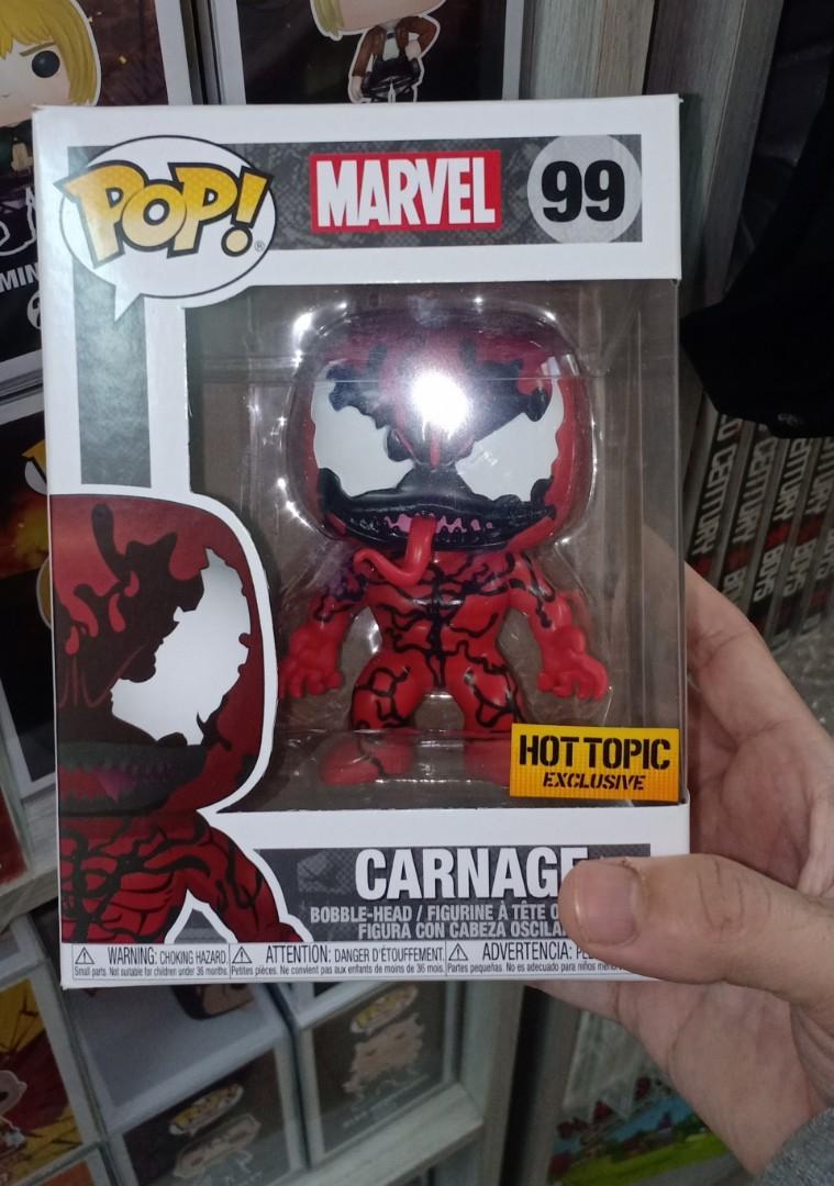 Carnage funko pop hot topic cheap