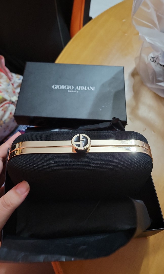 giorgio armani beauty clutch bag Carousell