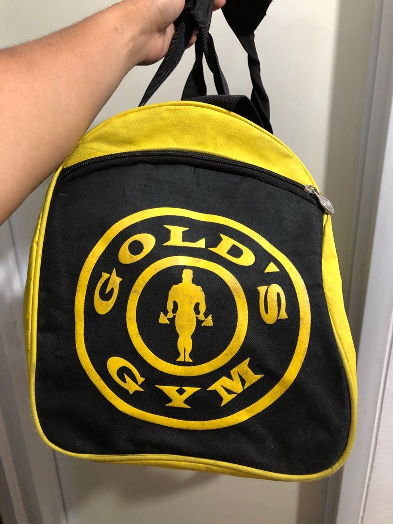 Gold gym bag outlet