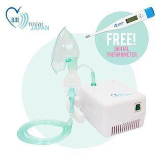 [GRAB/COD] Indoplas Elite Compact Nebulizer + FREE DIGITAL THERMOMETER