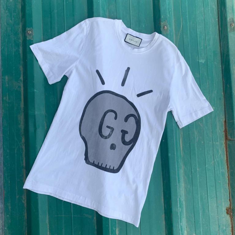 Gucci skull t shirt clearance
