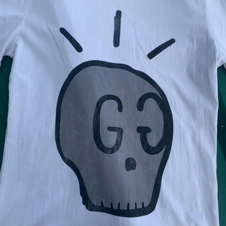 Gucci Ghost Skull Shirt, Luxury, Apparel On Carousell