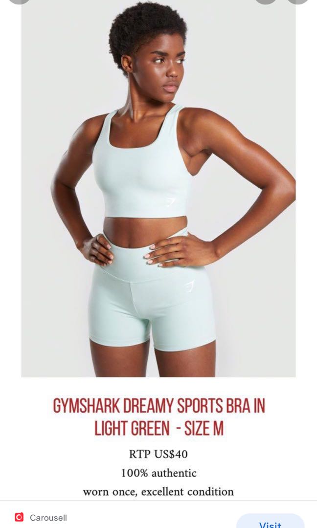 gymshark dreamy sports bra, Women's Fashion, Activewear on Carousell