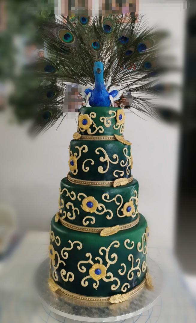 Peacock Cake - Etsy