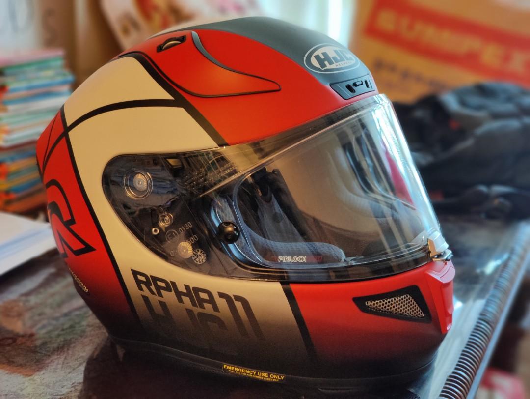 HJC RPHA 11 Quintain MC1SF Full face helmet Size M PSB Approved