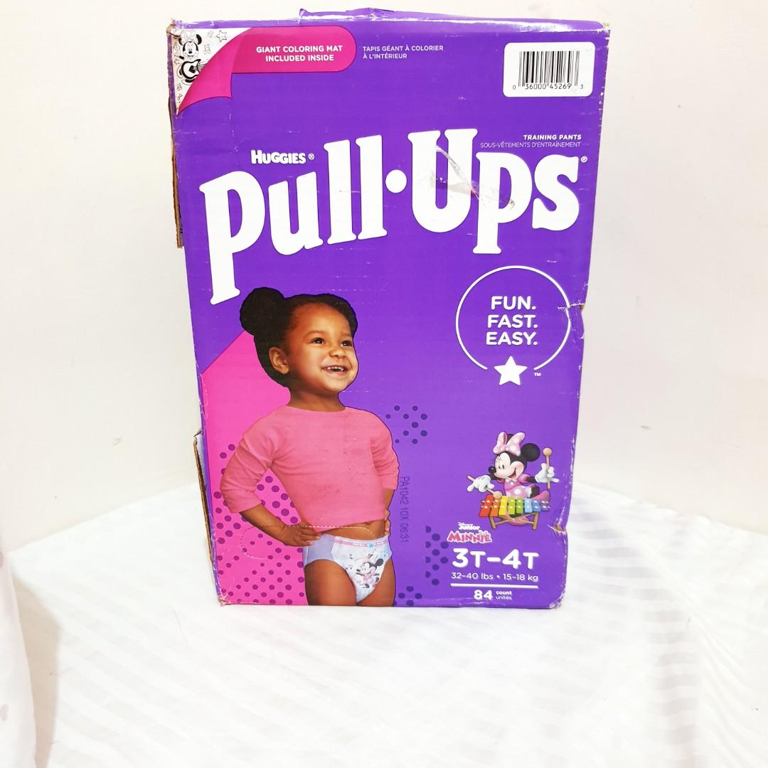 HUGGIES PULL UPS XL-XXL MINNIE MOUSE, Babies & Kids, Bathing & Changing,  Diapers & Baby Wipes on Carousell