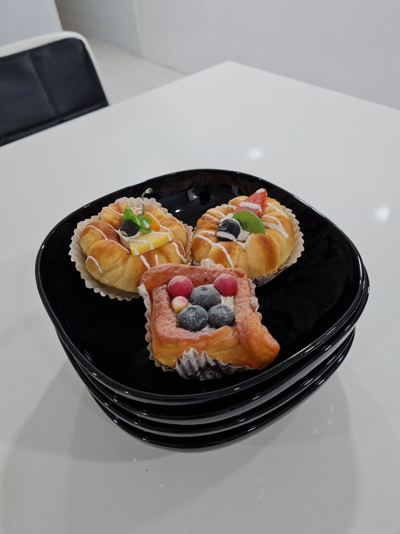 Ikea black plates / bowls, Furniture & Home Living, Kitchenware