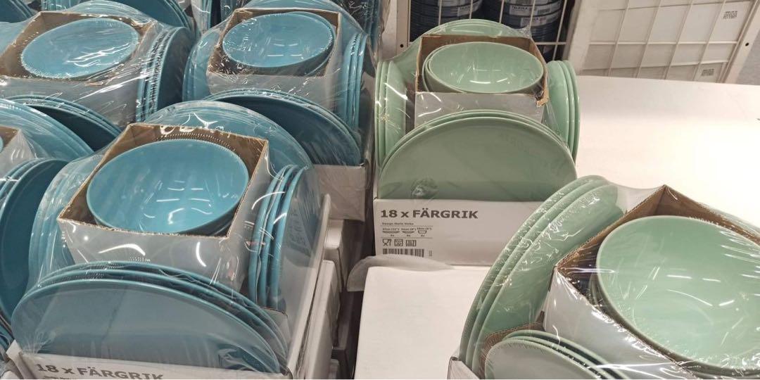 IKEA Fargrik Dinner Set of 18, Furniture & Home Living, Kitchenware
