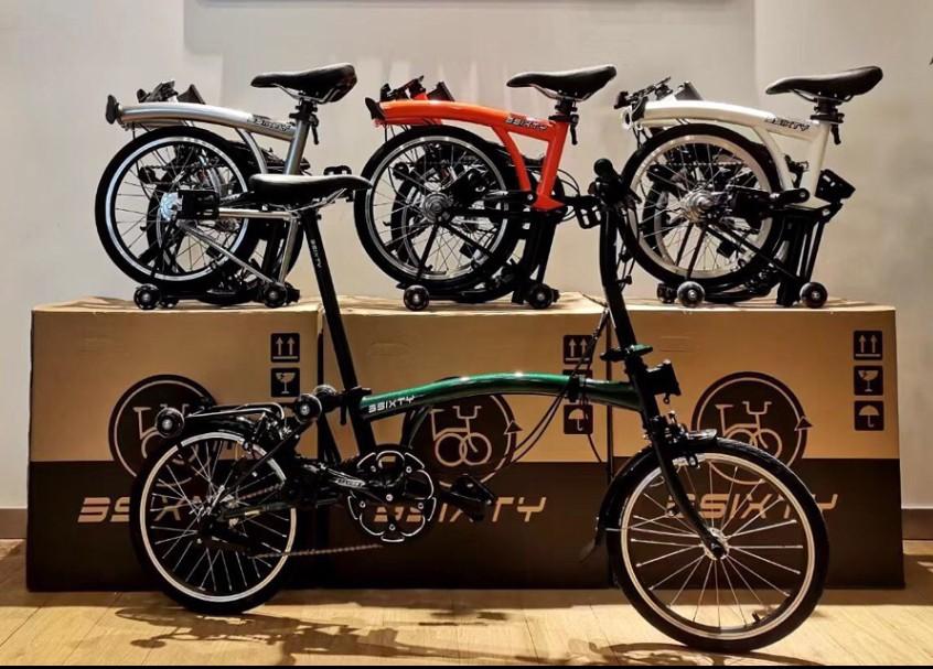 INSTOCK 3SIXTY FOLDING BICYCLE Pikes Brompton 3 Sixty Fold Bike Latest 2021 model 6 Speeds