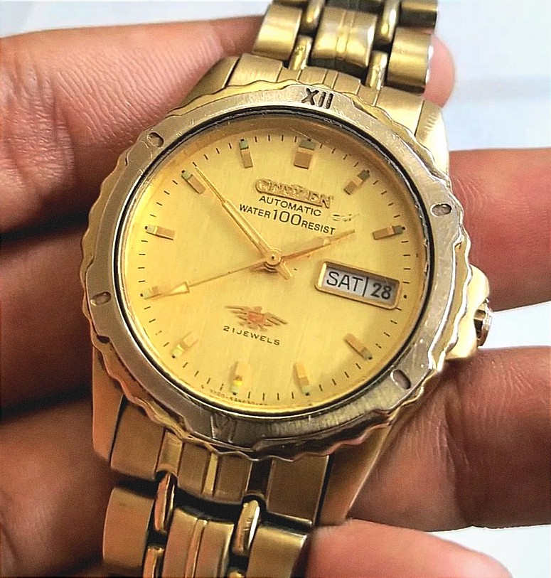 Jam tangan citizen shop automatic 21 jewels