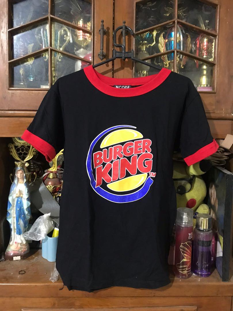 Kaos lucu burger king murah (t-shirt 