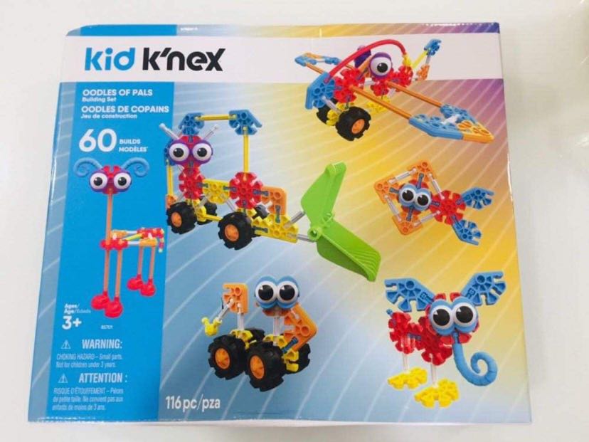 K'NEX Kid - Oodles of Pals Building Set Building Kit : : Toys &  Games