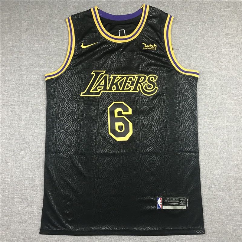 Lebron James - Los Angeles Lakers #6 *Black Mamba* - JerseyAve
