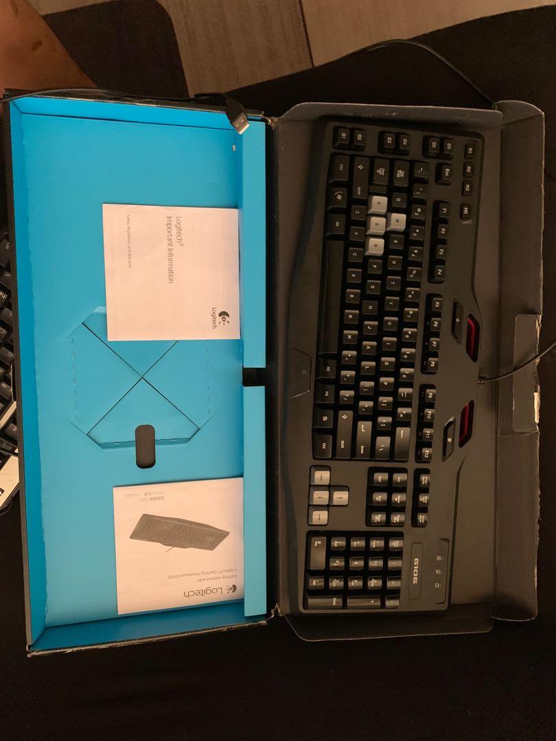 Logitech G105 gaming Keyboard Computers Tech Parts