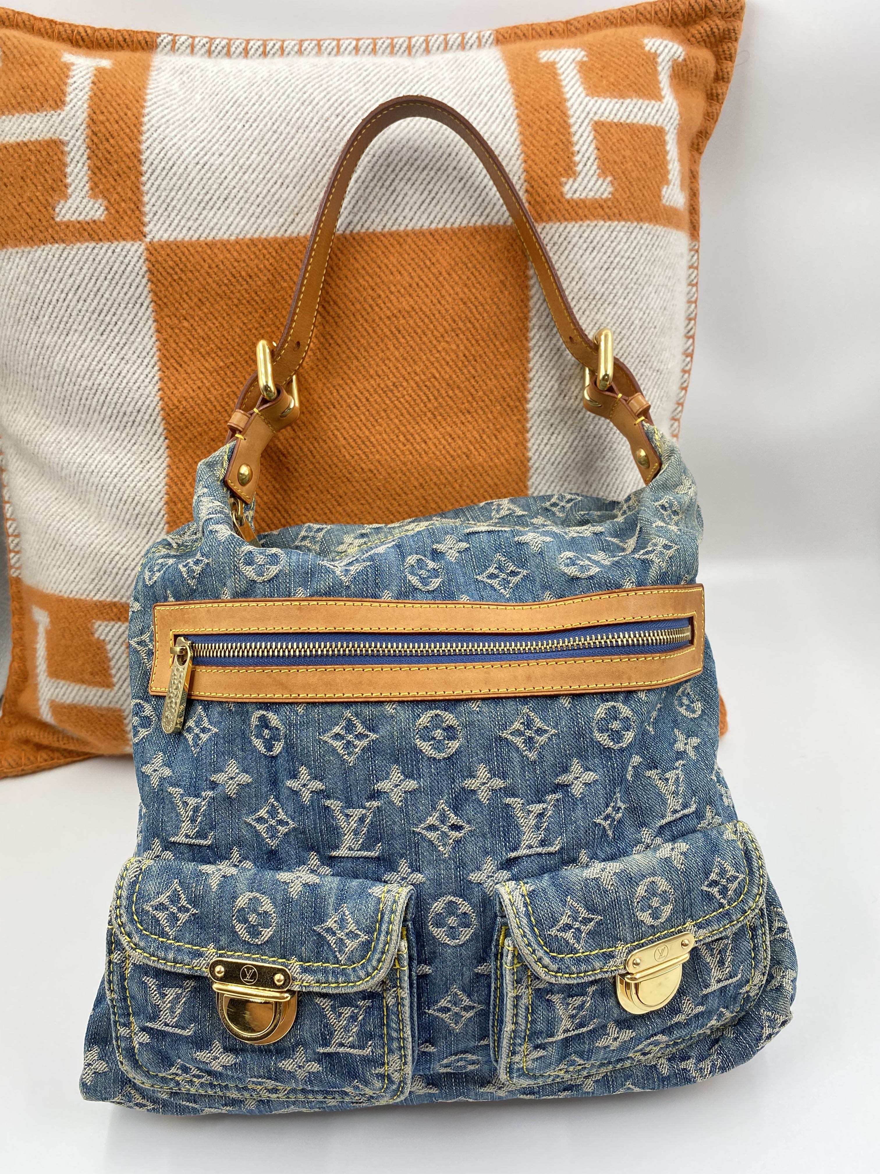 Vuitton denim bag new arrivals