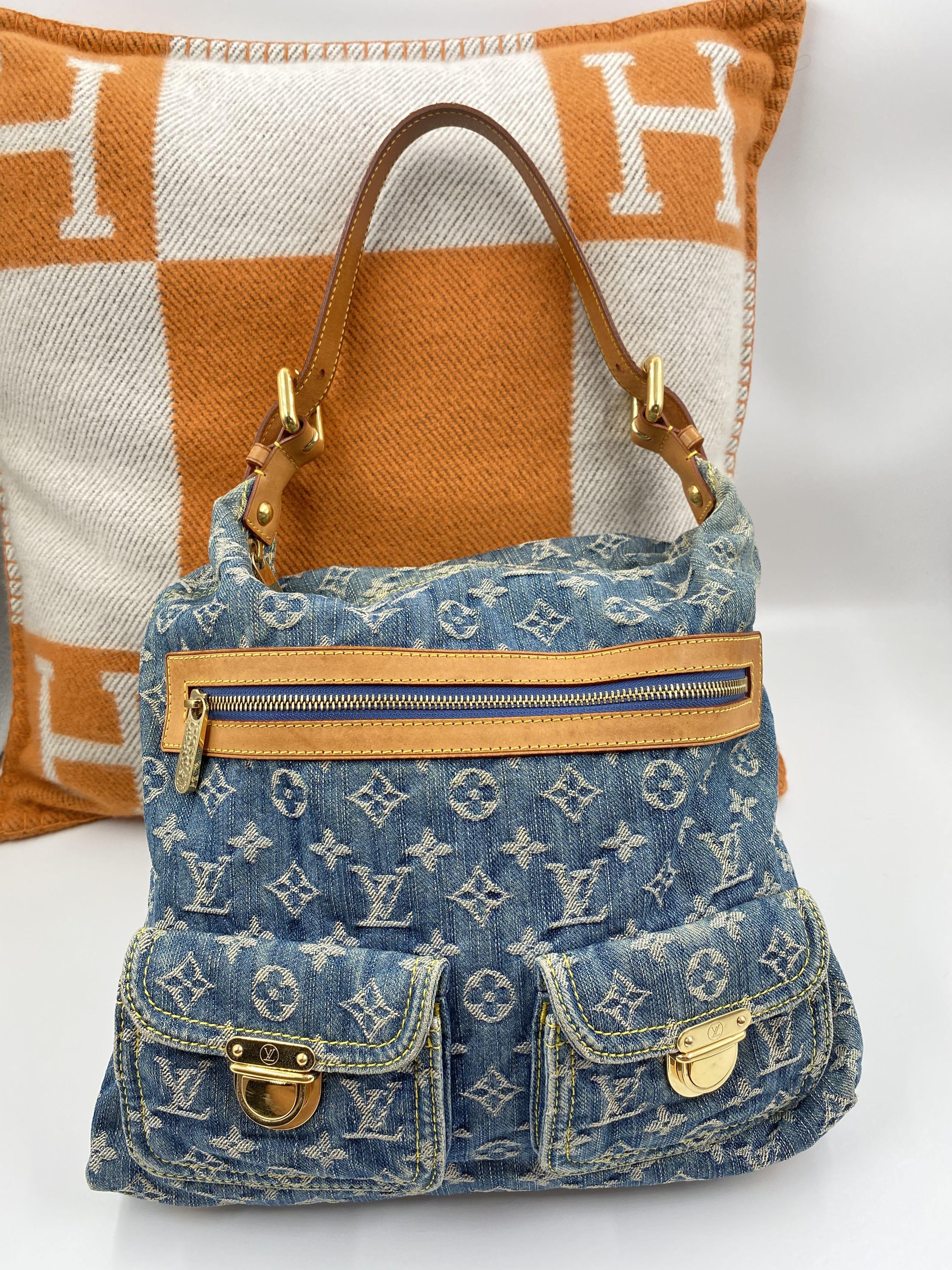Louis Vuitton vintage denim bag in mini, Luxury, Bags & Wallets on Carousell