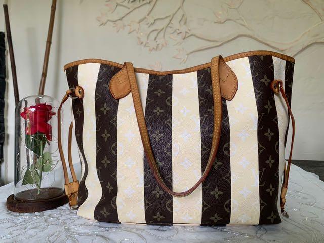 Louis vuitton rayures 2025 neverfull for sale