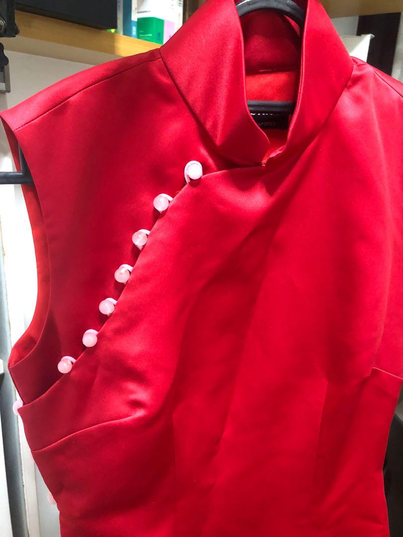 Mama and Misse Satin Cheongsam Women s Fashion Dresses Sets Dresses on Carousell