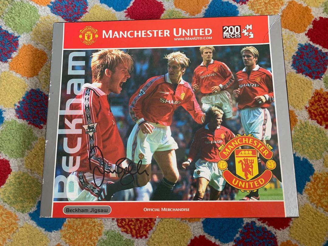 Manchester United David Beckham Jigsaw Puzzle. 200 Pieces. Official Merchandise. Vintage Gem