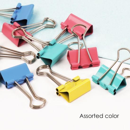 4pcs Medium Metal Paper Clips Clamp Multi Colored Pack Assorted Binder  Photo File Paper Document Clip Holder Organizer Office