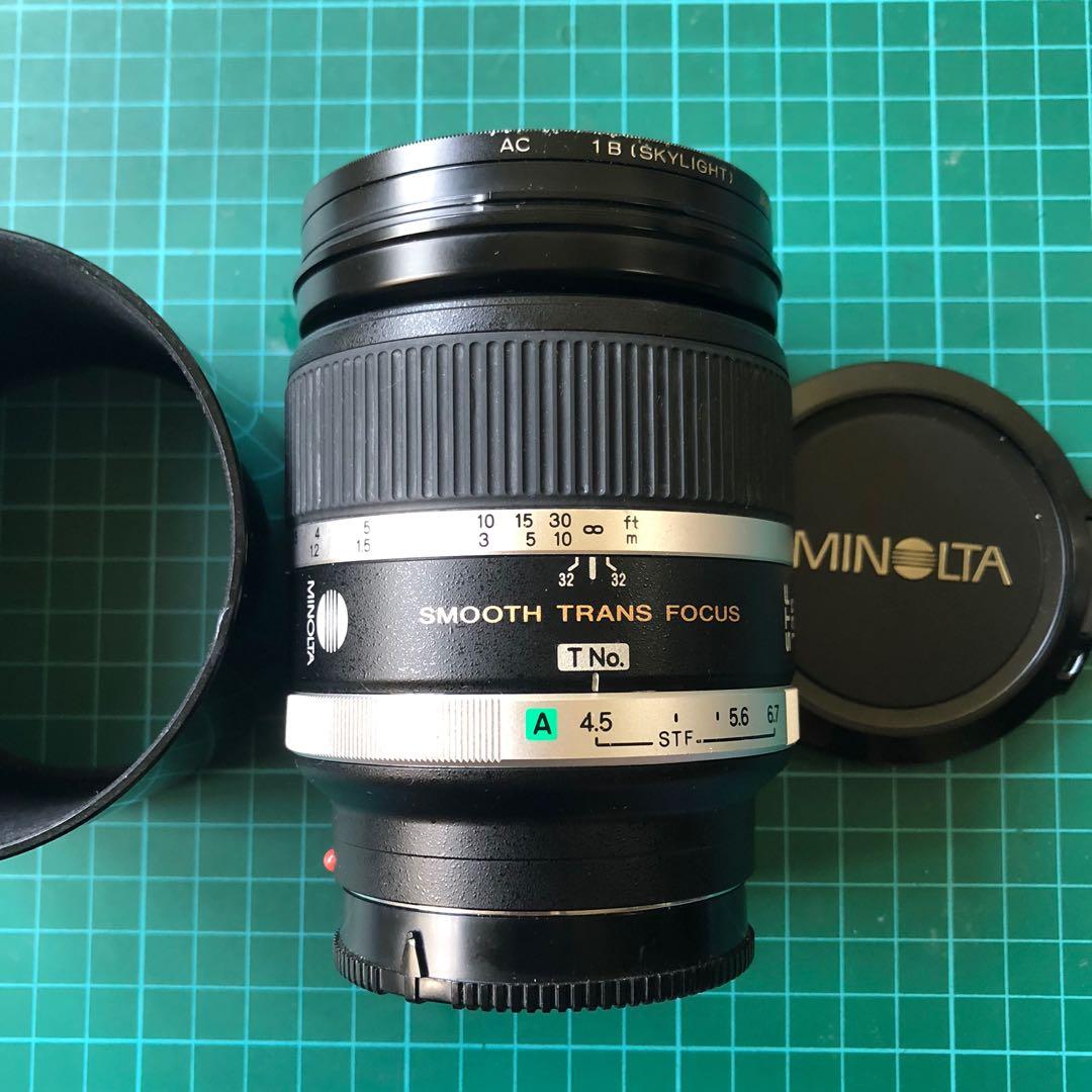 Minolta 135mm F2.8 T4.5 STF, 攝影器材, 鏡頭及裝備- Carousell