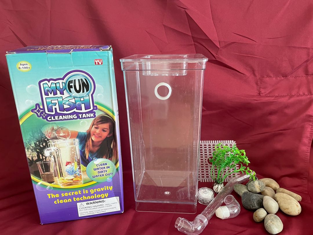 My Fun Fish Complete Self Cleaning miniature fish Tank Aquarium