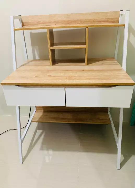 New Computer Table with Compartment and Drawer Shelves (Category: Tables & Sets) located in Manila. Submitted by affordshopz (Listing ID 1111927456, Image 3). Description: SIZE: L80cmxW54cmxH107cm cOLOR: LIGHT BROWN 𝕄𝕠𝕣𝕖 𝕒𝕗𝕗𝕠𝕣𝕕𝕒𝕓𝕝𝕖 𝕒𝕟𝕕 𝕢𝕦𝕒𝕝𝕚𝕥𝕪 𝕚𝕥𝕖𝕞𝕤? 𝑽𝒊𝒔𝒊𝒕 𝒂𝒇𝒇𝒐𝒓𝒅𝒔𝒉𝒐𝒑𝒛 𝐍𝐎𝐖 𝑊𝒆 𝒐𝒇𝒇𝒆𝒓 𝑪𝑶𝑫 𝒂𝒏𝒅 1 𝒅𝒂𝒚 𝒅𝒆𝒍𝒊𝒗𝒆𝒓𝒚! 𝐶𝑜𝑛𝑡𝑎𝑐𝑡 𝑢𝑠: 09213129595 🇭 🇦 🇵 🇵 🇾 🇸 🇭 🇴 🇵 🇵 🇮 🇳 🇬 