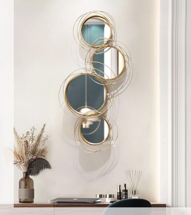 Handmade Grey Bone Inlay Circle Mirror Frame, Wooden Mirror Frame, Wall  Décor, Wall Hanging, Antique Handmade