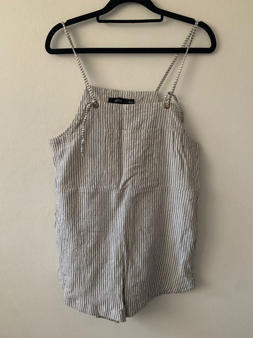 Nunui Striped Playsuit Size 6, Women's Fashion, Clothes on Carousell