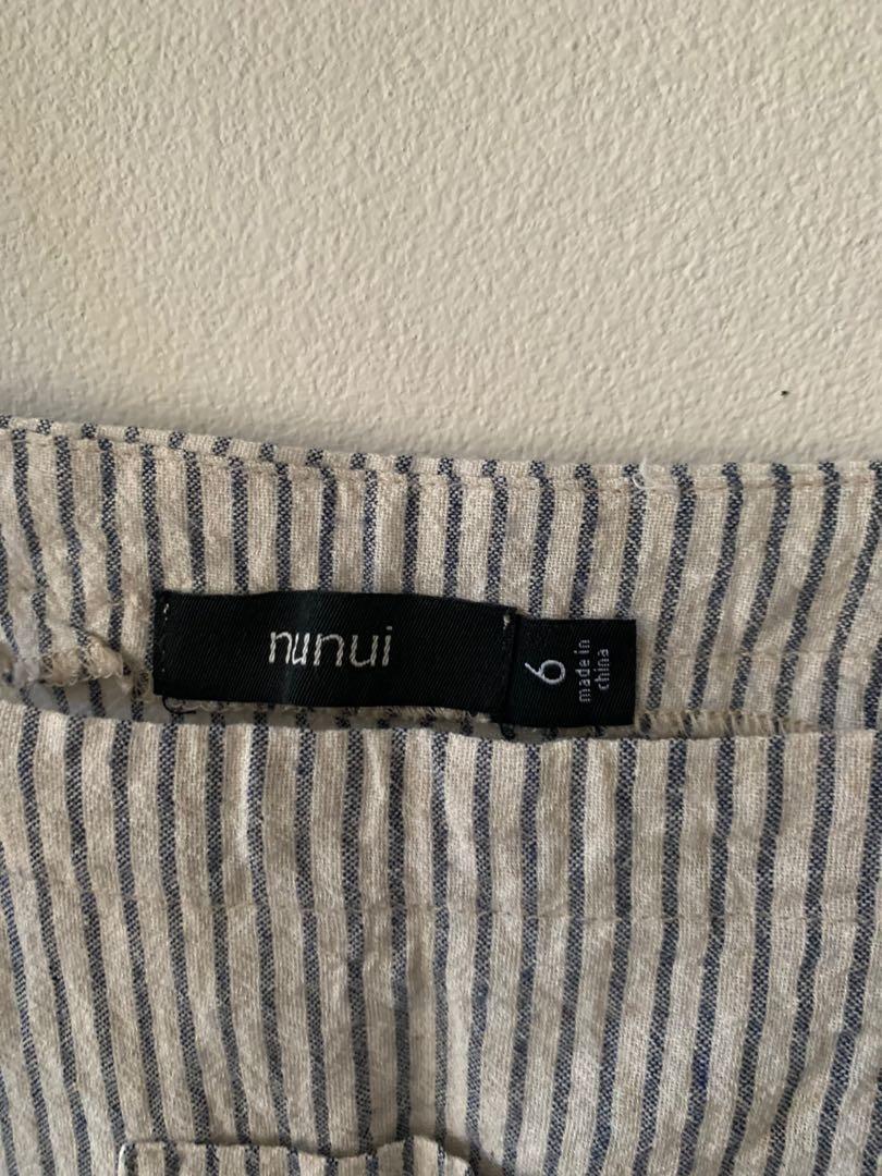 Nunui Striped Playsuit Size 6, Women's Fashion, Clothes on Carousell