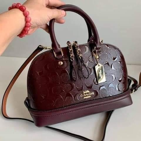 Coach Mini Sierra Satchel, Luxury, Bags & Wallets on Carousell