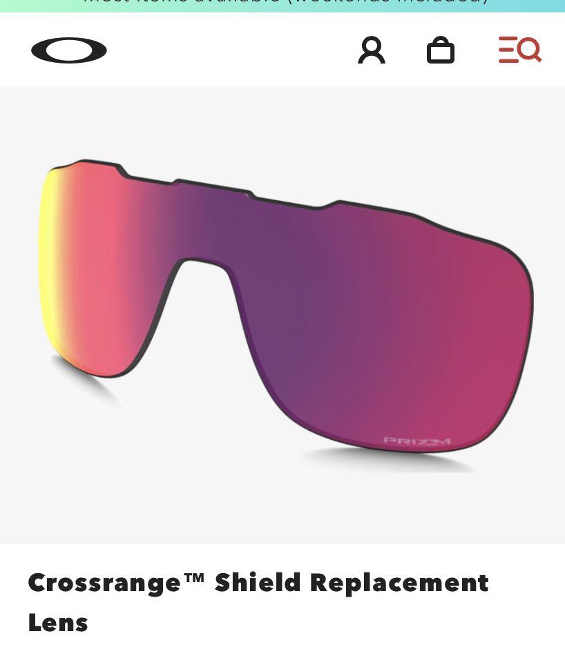 Oakley crossrange shop shield lenses