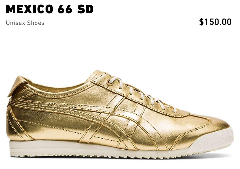 Pure gold top shoes